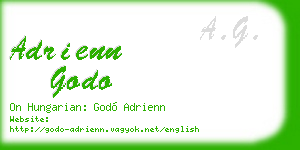 adrienn godo business card
